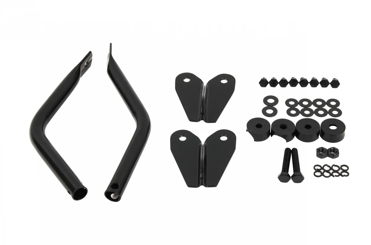 Jeep CJ Mirror Kit Pair 55-86 CJ Powdercoat Black Kentrol product image