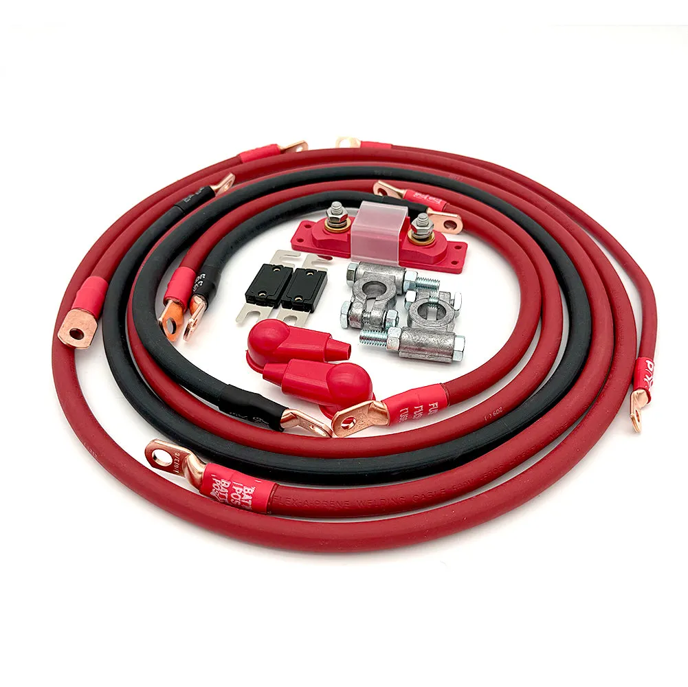 2007-2018 Toyota Tundra Battery Cable Kit Gen 2 5.7 Liter 2 Gauge Battery Cable Big7Kits product image