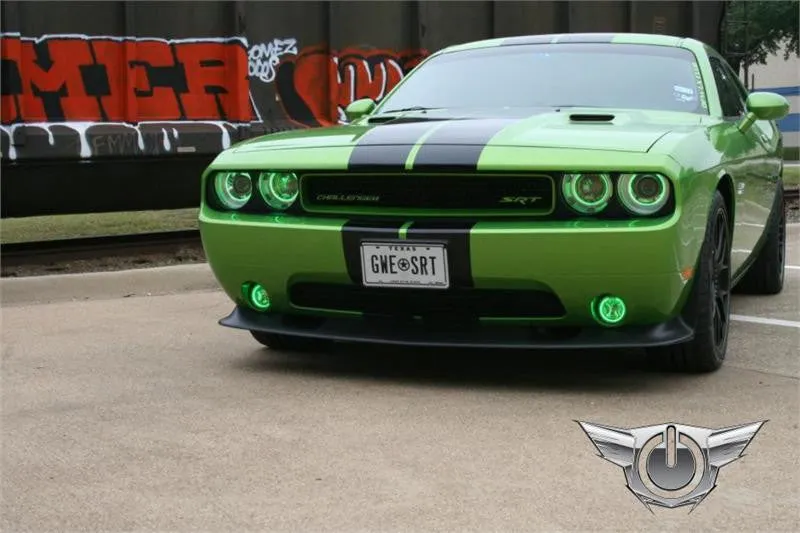 ORACLE Lighting 2008-2014 Dodge Challenger LED Headlight Halo Kit - Standard Mount product image