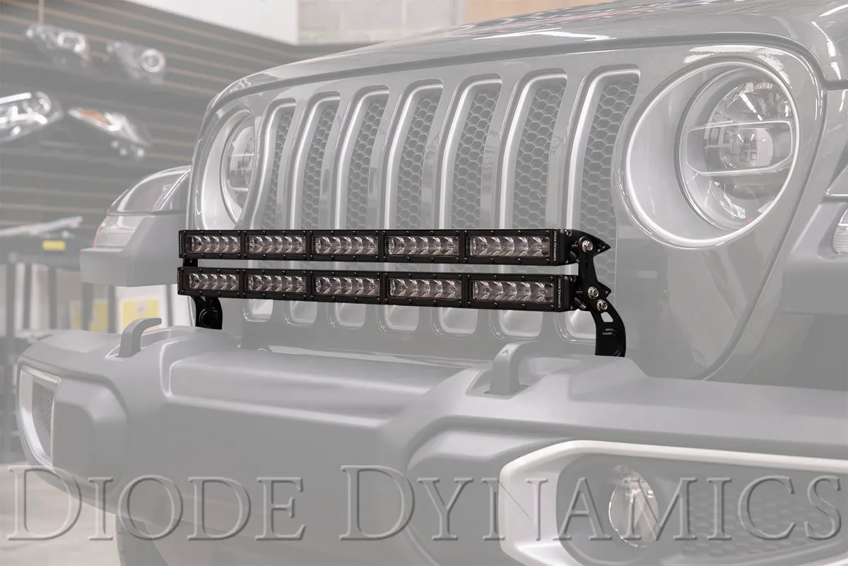 Diode Dynamics - SS30 Bumper Bracket Kit for 2018-2024 Jeep JL Wrangler/Gladiator product image
