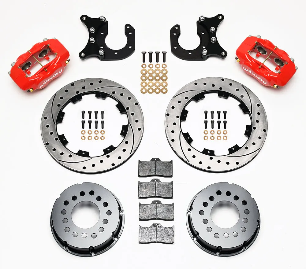 Wilwood FDLI PS Rear Kit Drilled Red New Big Ford 2.50in Offset product image
