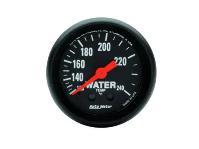 AutoMeter Gauge, Water Temp, 2 1/16", 120-240?F, Mechanical, Z Series