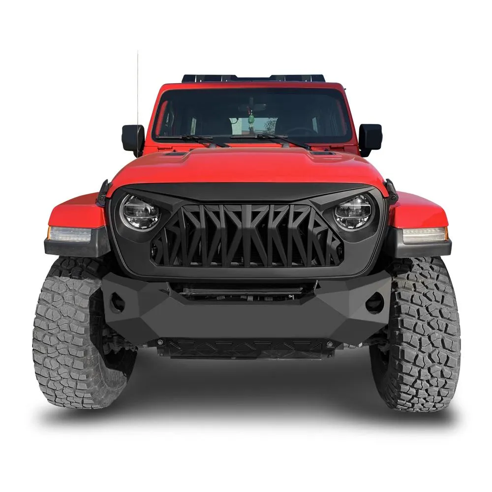 Shark Grille - Matte Black For 18+ Wrangler JL & Gladiator JT W/O Trailcam (ETA Late July) product image
