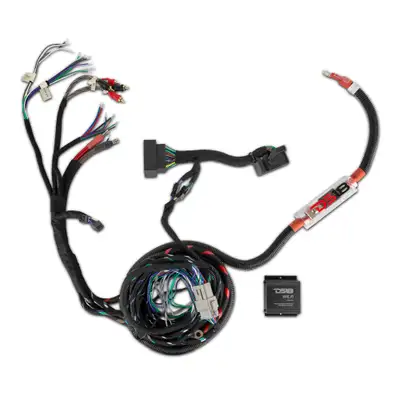 DS18 Jeep Jl/Jlu/Jt | Harness | Plug And Play | For Jl- Sbar Overhead Soundbar System | Amplifier And Sqbass Underseat Subwoofer