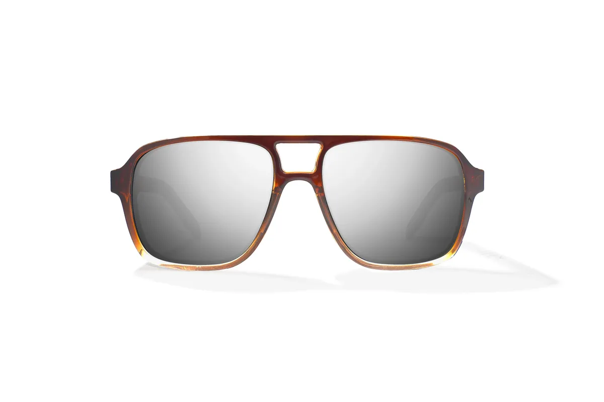 12 South Gray pc Whiskey Fade Gloss Sunglasses product image