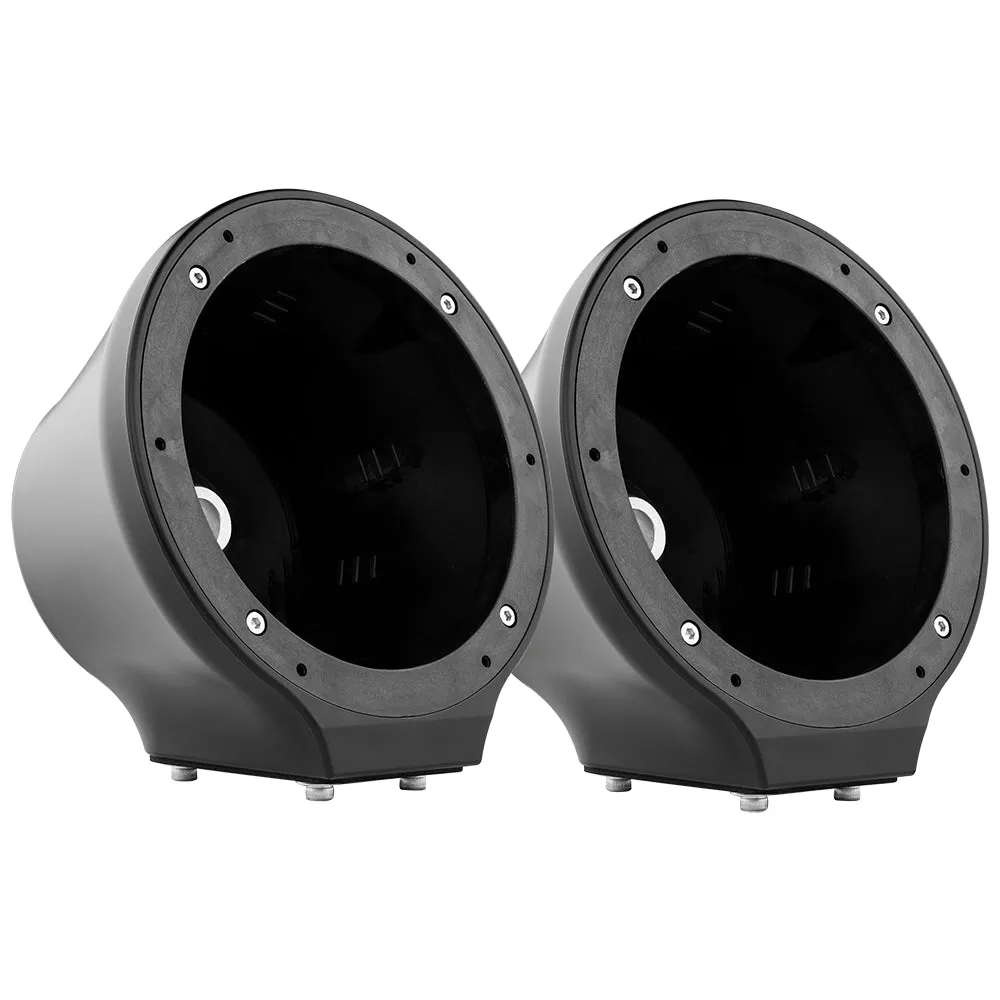 6.5” Universal Flat Mount Kick Panel Speaker Pod – Jet Skis, Jeeps, Motorcycles – RGB LED Lights product image