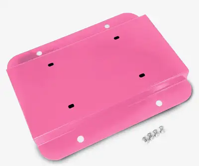 Steinjager Steinjäger Exterior Accessories Wrangler JK 2007-2018 License Plate Brackets Relocation Kit Pinky