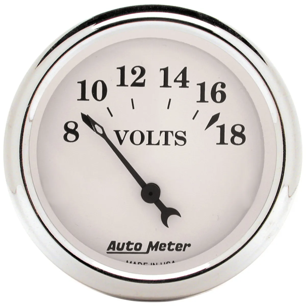 Gauge, Voltmeter, 2 1/16", 18V, Elec, Old Tyme White product image