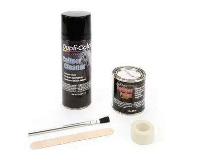 Dupli-Color Brake Caliper Kit; Red; 8 Oz. Halfpint/Aerosol Kit