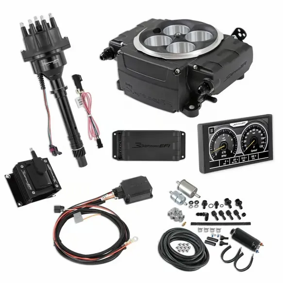 Holley Sniper 2 EFI Master Kit SBC - Black