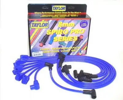 Taylor Cable 8mm Spiropro Custom 8 Cyl Blue