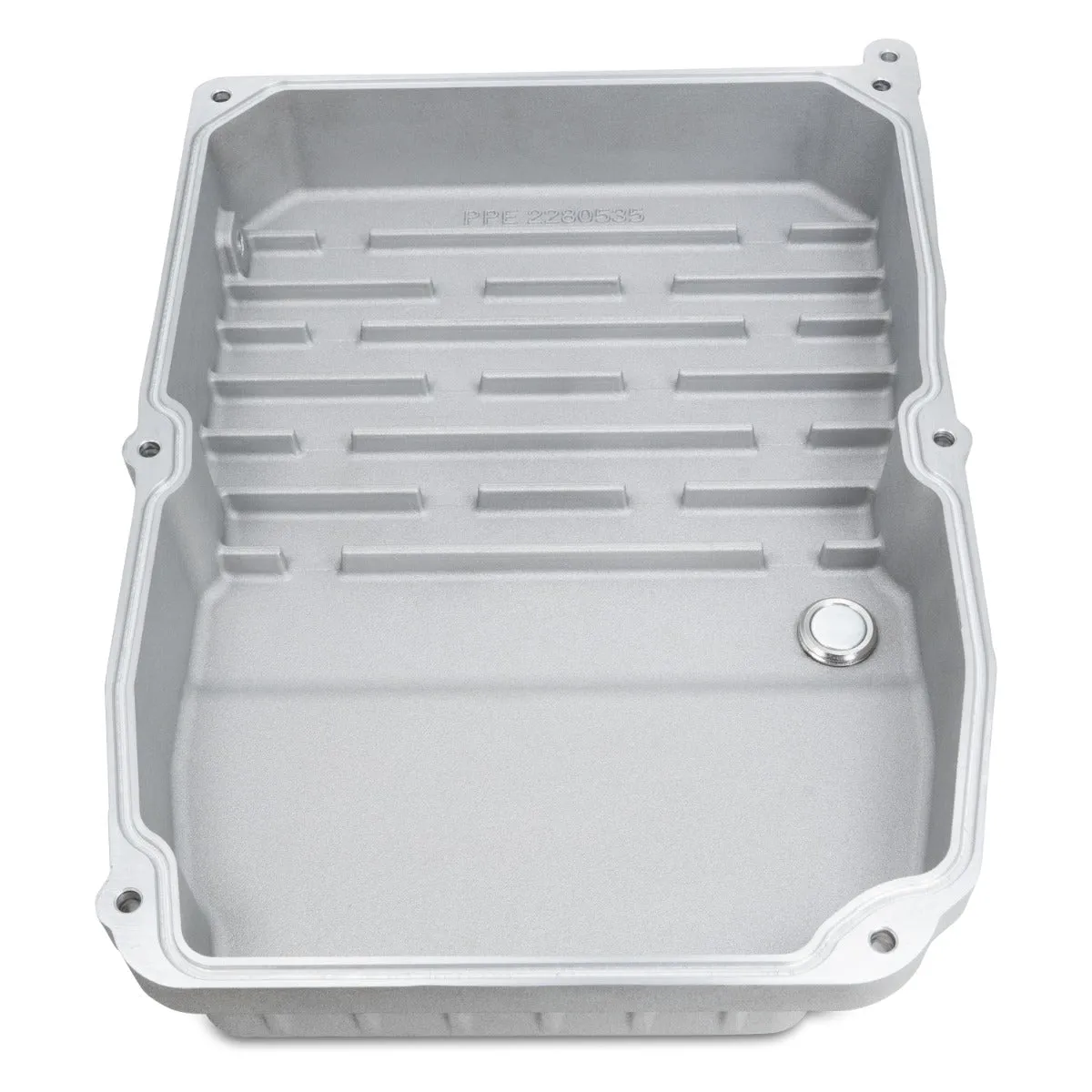 2005-2019 Jeep/Dodge/Chrysler w/ WA580, W5A580, NAG1 Transmission Heavy-Duty Cast Aluminum Transmission Pan Black product image
