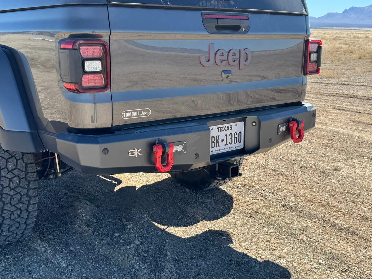 Gauntlet Rear Bumper for 2020+ Jeep Gladiator JT product image
