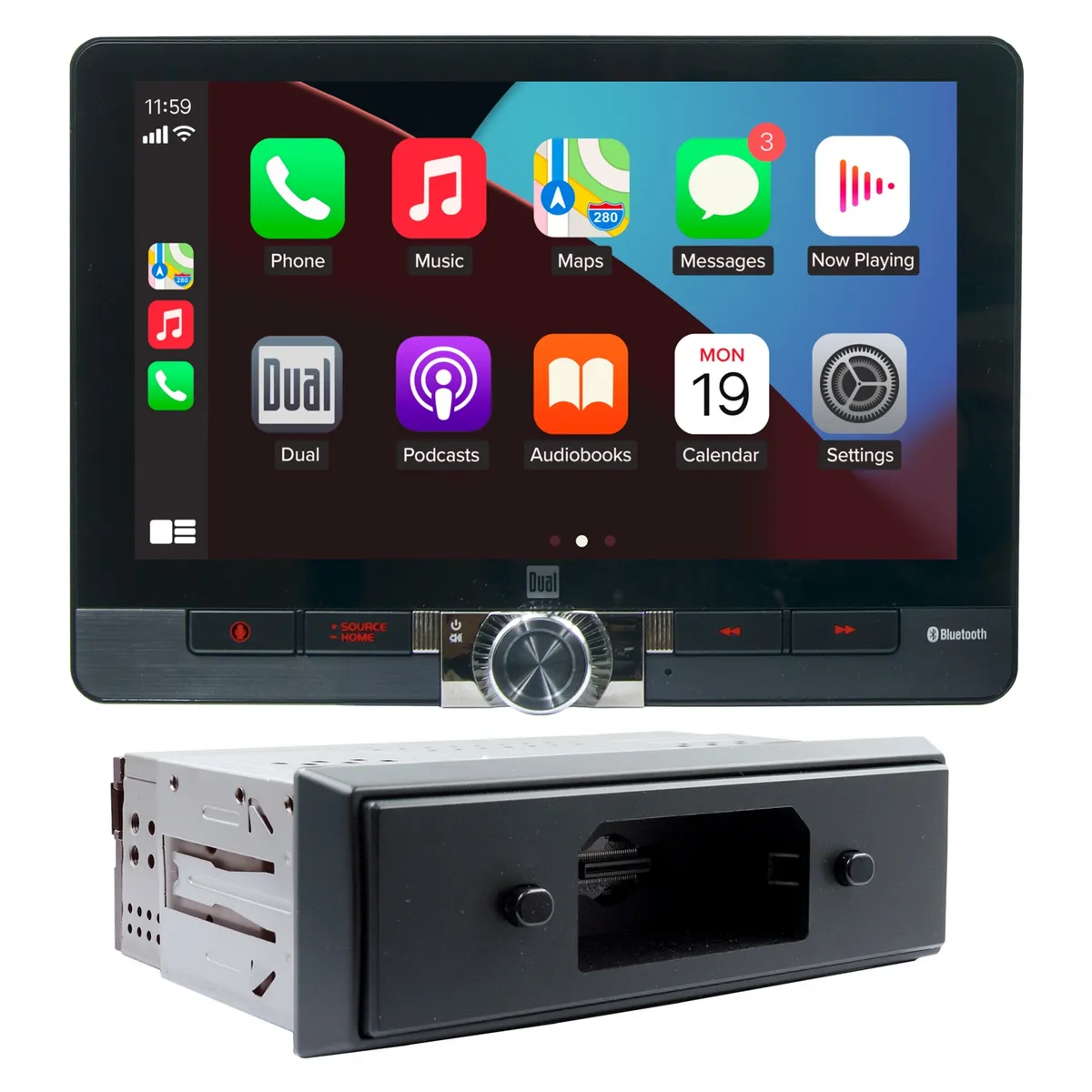 Autometer Dashplay Connected Car Experience Single Din 8 Android Auto Apple Car Play - 9125 product image