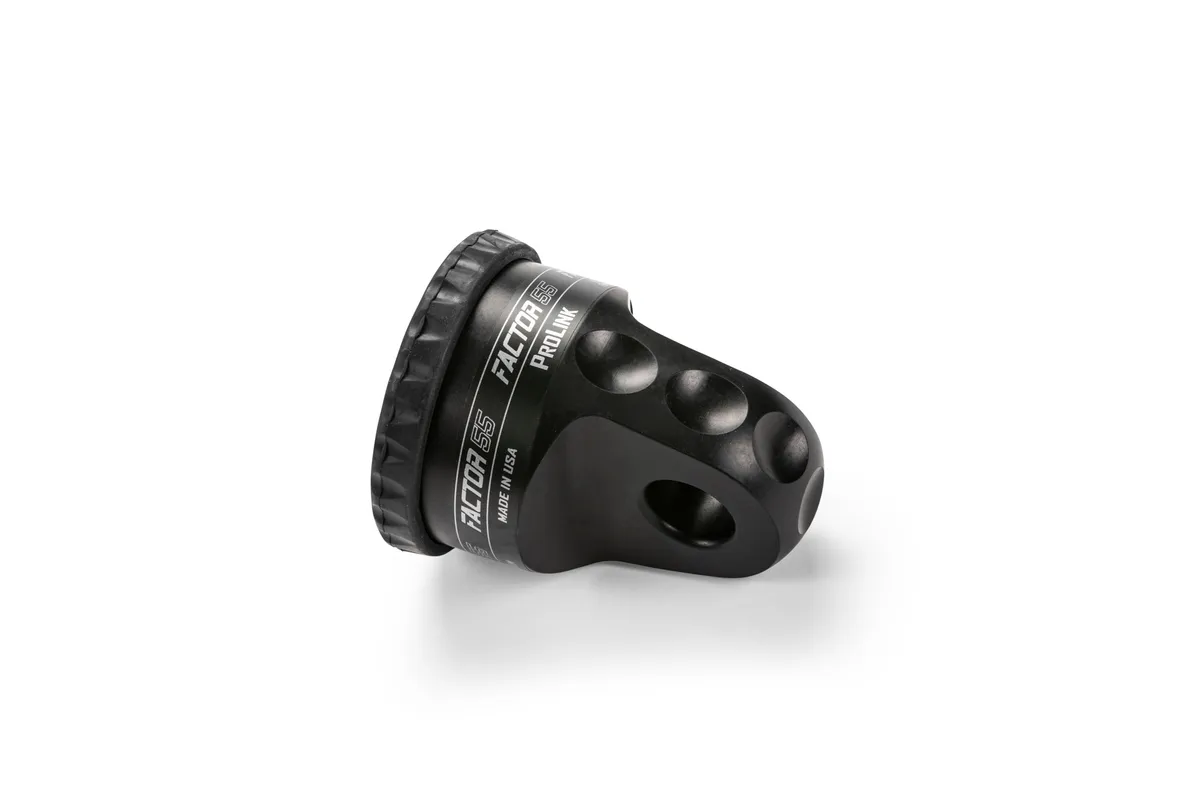 Factor 55 Prolink Loaded Assembly Black 16000 LB W/Titanium Pin & Rubber Guard