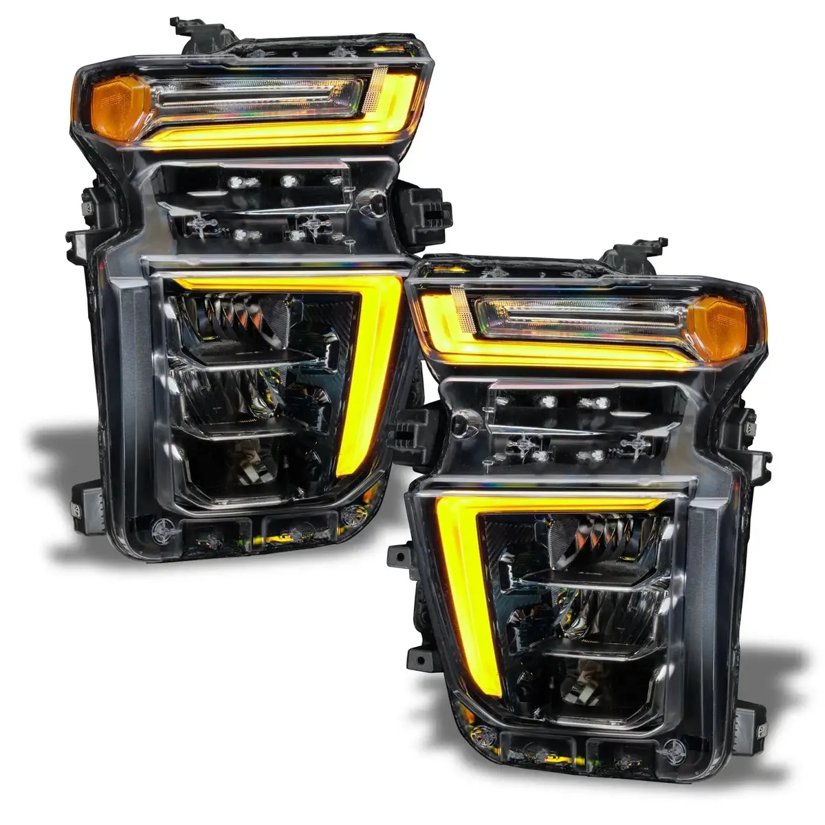 Oracle Lighting 2020-2021 Chevrolet Silverado HD 2500 3500 Colorshift Rgb+w Headlight DRL Upgrade Kit product image