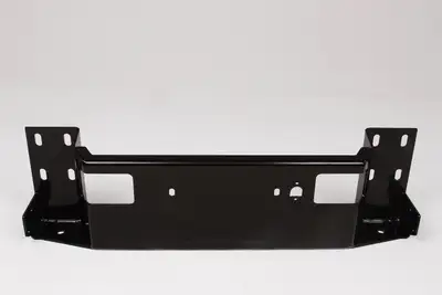 Fab Fours Elite Ranch Winch Tray; 2 Stage Black Powder Coated; Fits Half Ton Bumpers;