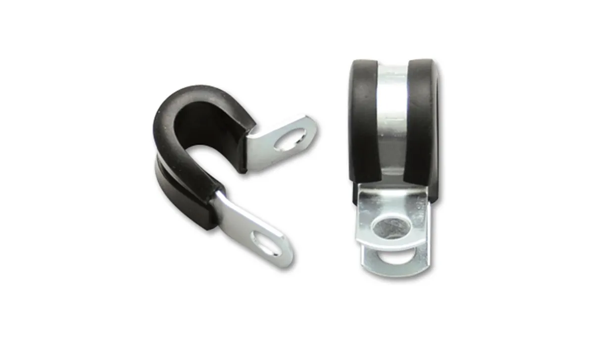 Vibrant Performance - 17190 - Stainless Steel Cushion P-Clamp for 0.25 in. O.D. hose - Pack of 10 product image