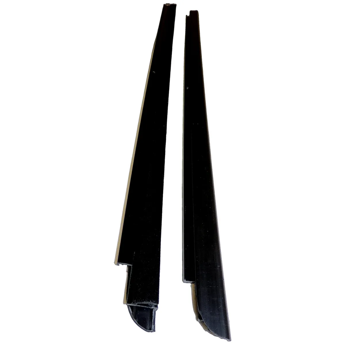 Fr. Outer Door Glass Weatherstrip Set for 07-18 JK Wrangler w/ Full Steel Doors product image