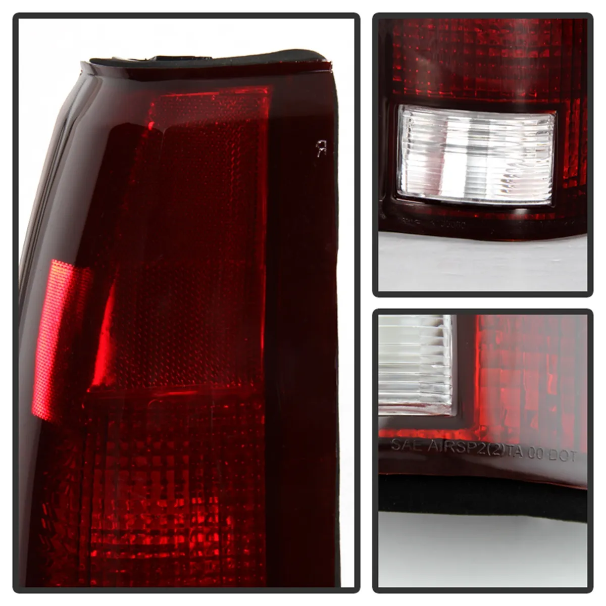 XTune LED Tail Lights; OEM; Red Smoke; product image