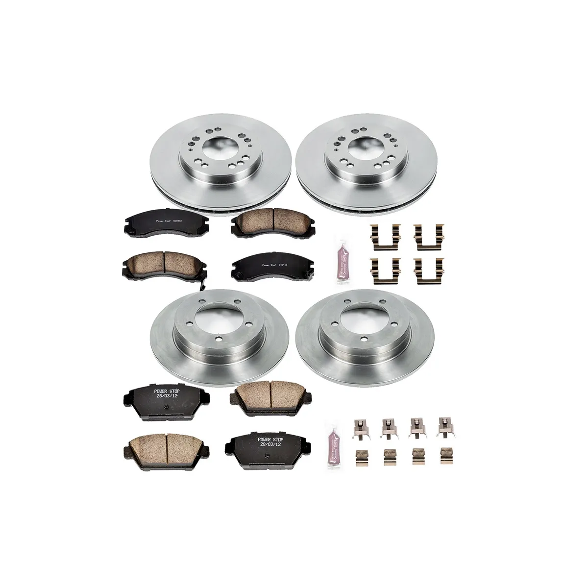 Autospecialty Brake Kit fr 1993 Eagle Talon AWD 1992-1994 Mitsu Eclipse 1993-1994 Plymouth Laser product image