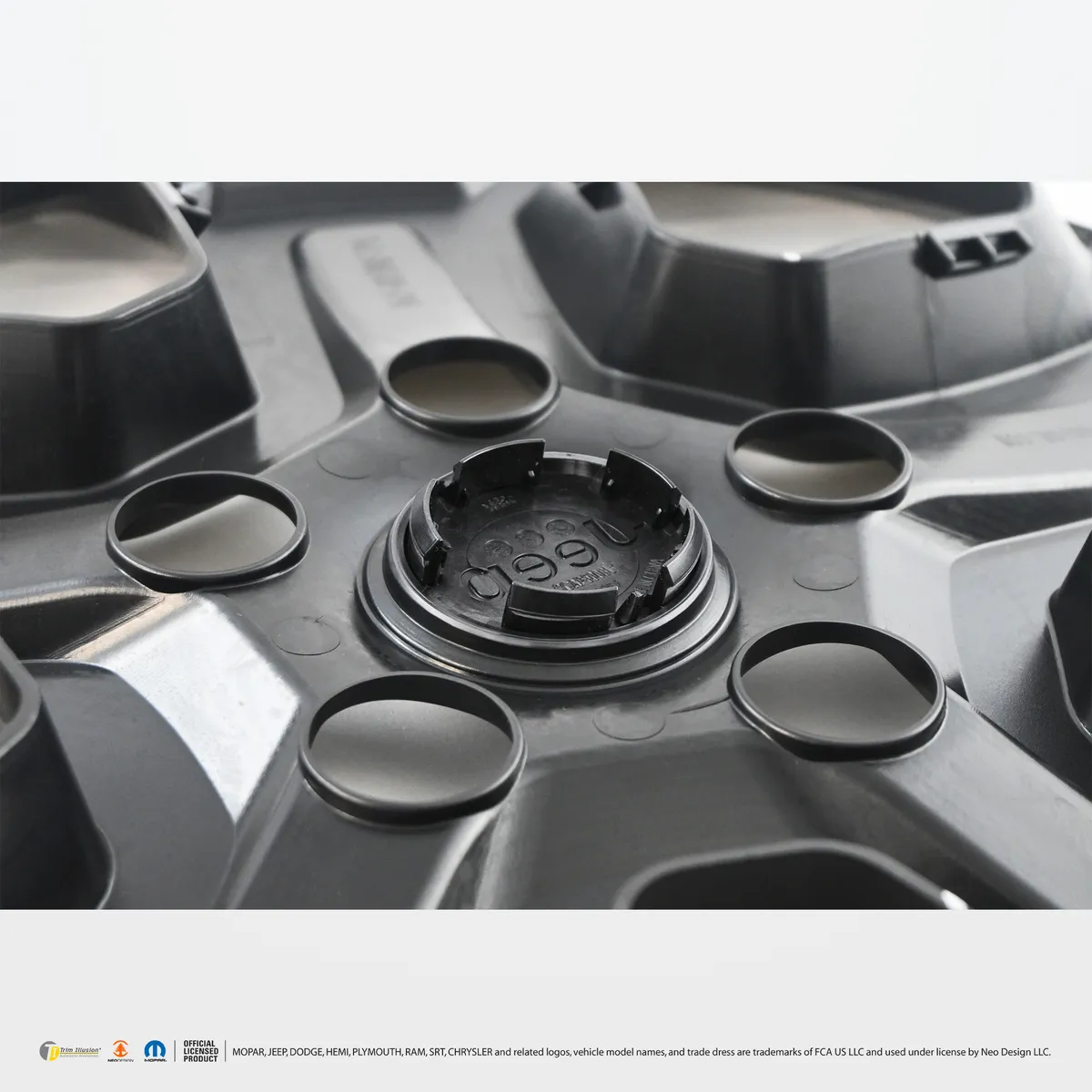 Chrome Delete Gloss Black 17" Wheel Skin Set - WSK706-17BLK product image