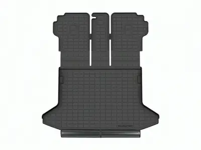 Weathertech SeatBack Cargo Liner HP w/Bumper Protector; Black; Behind 2nd Row Seating;