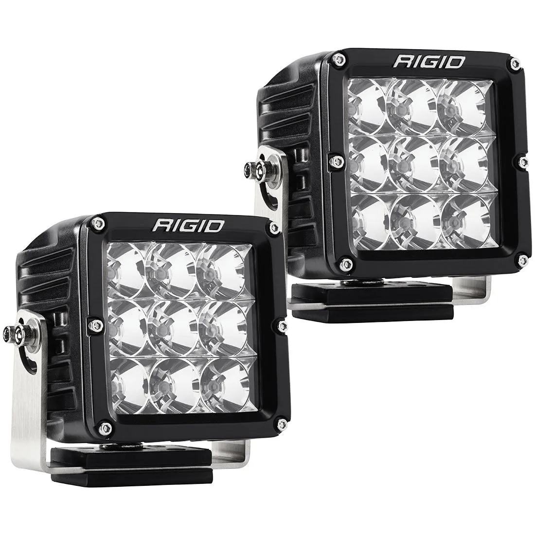 Rigid D-Xl Pro LED Light, Flood Optic, Surface Mount, Black Housing, Pair product image
