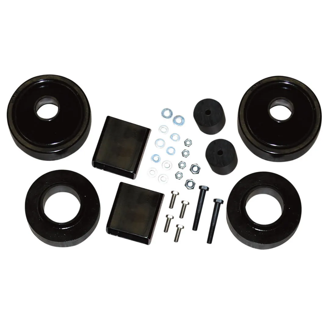 Jeep JK Lift Kit 2 Inch Lift 07-18 Wrangler JK Includes Front/Rear 2 Inch Polyurethane Coil Spring Spacers w/Bump Stop Spacers Skyjacker product image