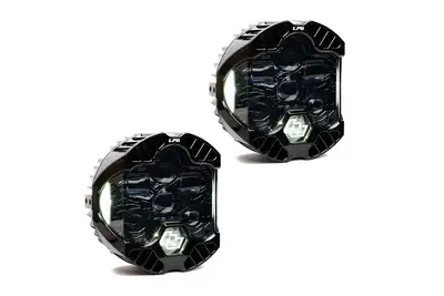 Baja Designs DOT LP6 LED Headlight Replacement Pair Universal (White) Baja Designs