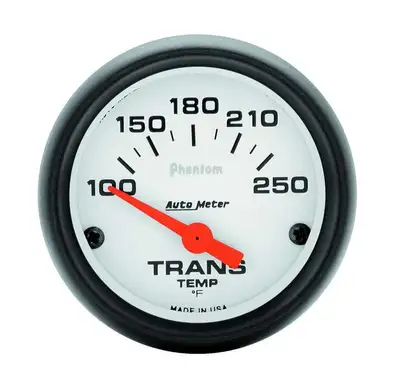 AutoMeter 2-1/16 In. Transmission Temperature, 100-250 Fahrenheit, Phantom