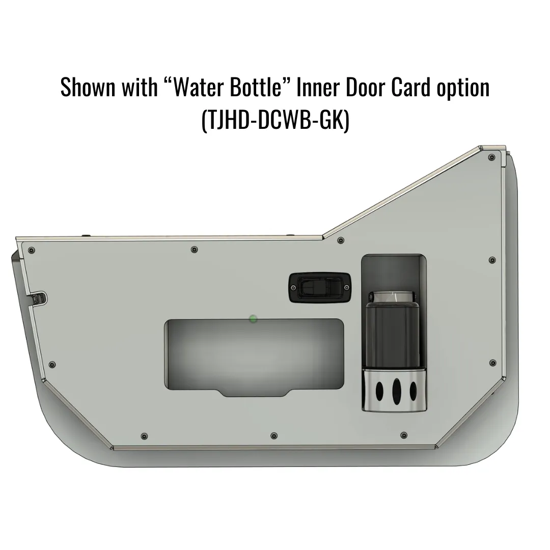 Aluminum Half Door Set (2) for Jeep TJ Wrangler (1997-2006) product image
