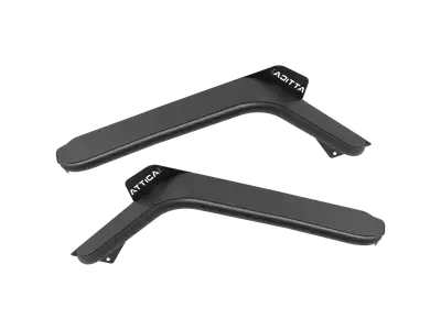 Winjet Attica 4x4 ATTJL01H107-BX-F 2018-2024 Jeep Wrangler JL / 2020-24 Gladiator Terra Series Front Fender Flares