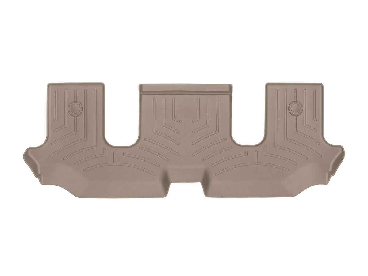 Weathertech Tan Rear FloorLiner for 2018 + Volkswagen Atlas Fits vehicles with 2nd row bucket seats