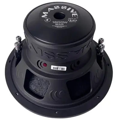 Massive Audio GTX124H - 12" 800 Watts RMS Dual 4 Ohm Subwoofer