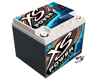 XS Power 12v Agm Battery Max Amps 2600a Ca: 725 Ah: 44 1500w / 3000w