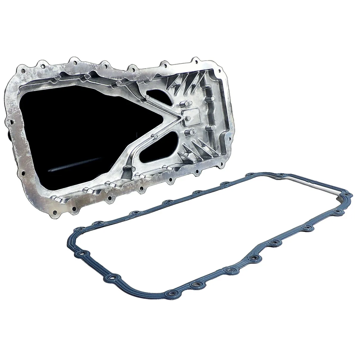 Engine Oil Pan Kit; Incl. Upper And Lower Oil Pan/Oil Pan To Engine Block Gasket; product image