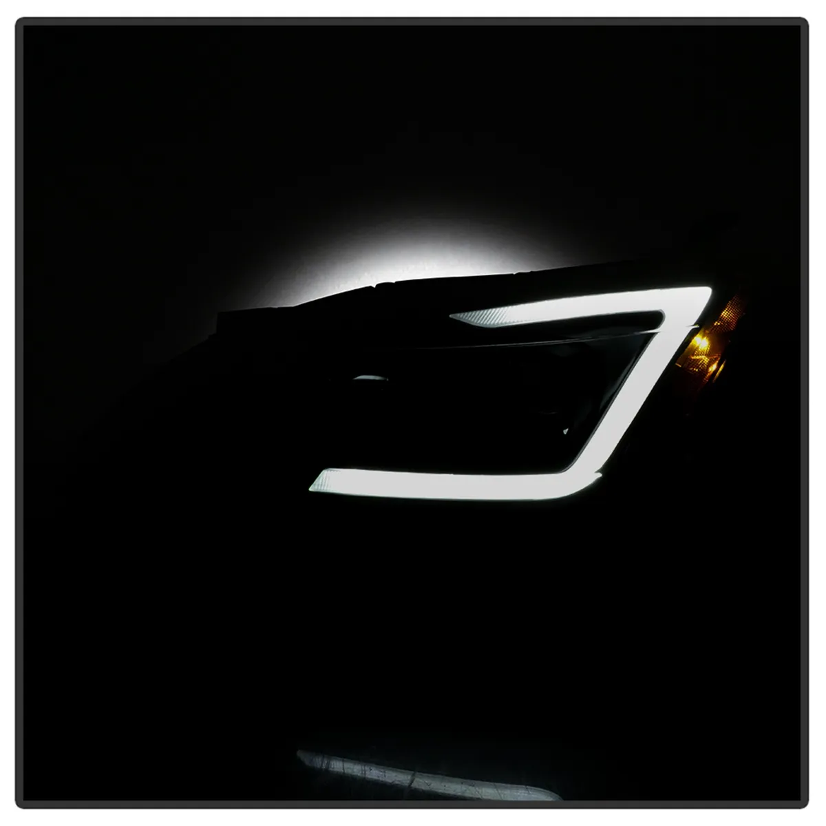 1315 Sentra Halogen Models Only DRL LED Light Bar Projector Headlights Black sm product image
