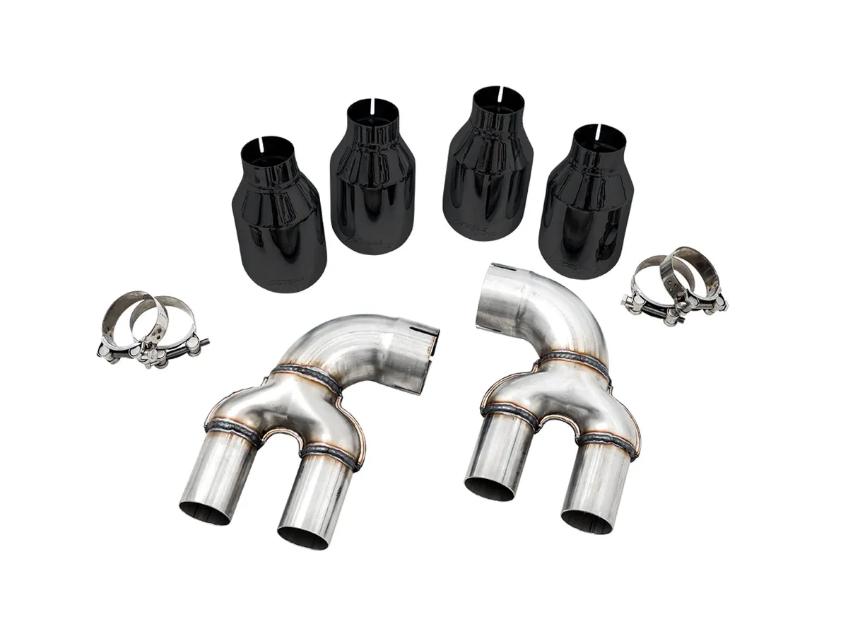 AWE Track Edition Exhaust for G2X M340i / M440i - Diamond Black Tips product image