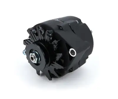 Proform Alternator 120 AMP GM 1-Wire Style V-Belt Pulley Black Crinkle Proform