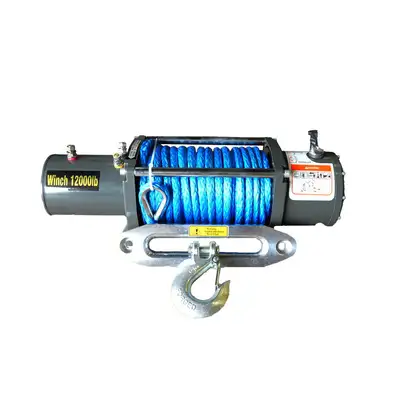 Asfir 4x4 12,000 lb 12V Winch with Synthetic Rope