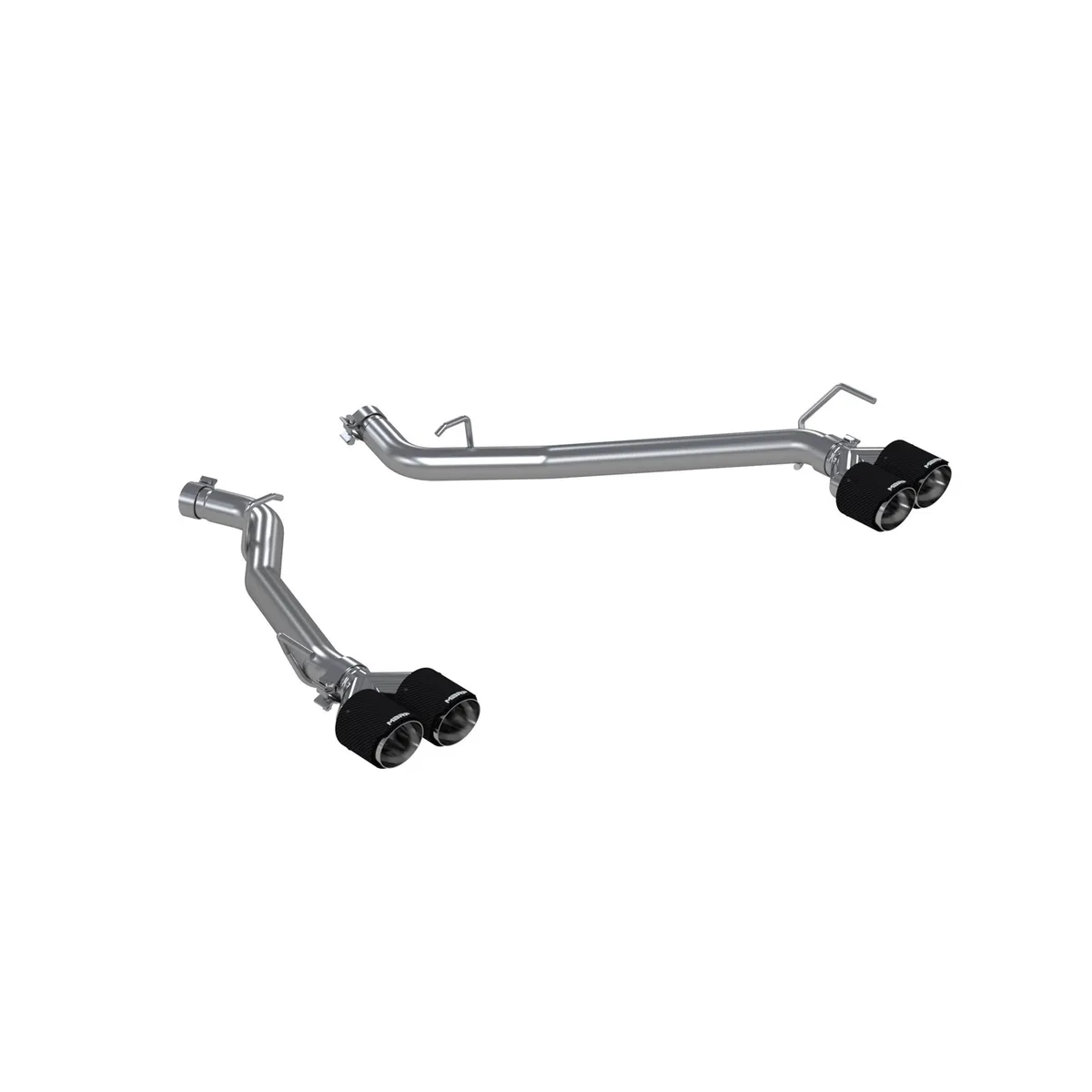 Axle-Back 2.5 inch Dual Rear Quad Carbon Fiber Tips (4) 4.0 inch OD Dual Out Explorer 20-Up Lincoln Aviator MBRP product image
