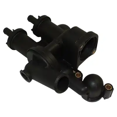 Crown Automotive Jeep Replacement Thermostat Housing Adapter 2007-2015 MK Compass Patriot w/ 2.0L, 2.4L Engines; 2011-2014 JS Avenger, 200, Flavia w/ 2.0L, 2.4L Engines; 2007-2015 JS Sebring, Avenger w/ 2.0L, 2.4L Engines; 2007-2012 PM Caliber w/ 2.0L, 2.4L Engines; 2009-2015 JC Journ
