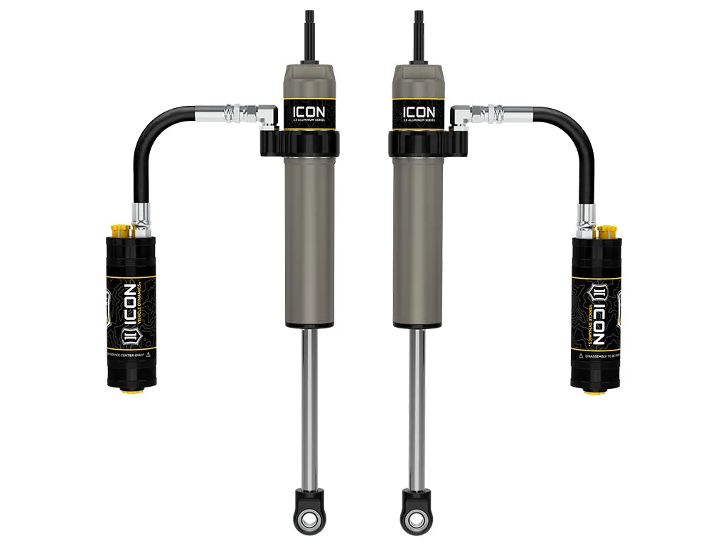 ICON Vehicle Dynamics ICON 2005-2023 Toyota Tacoma, 0-1.5” Lift, Rear, V.S. 2.5 Aluminum Series Shock Absorbers, Remote Reservoir w/ CDCV, Pair