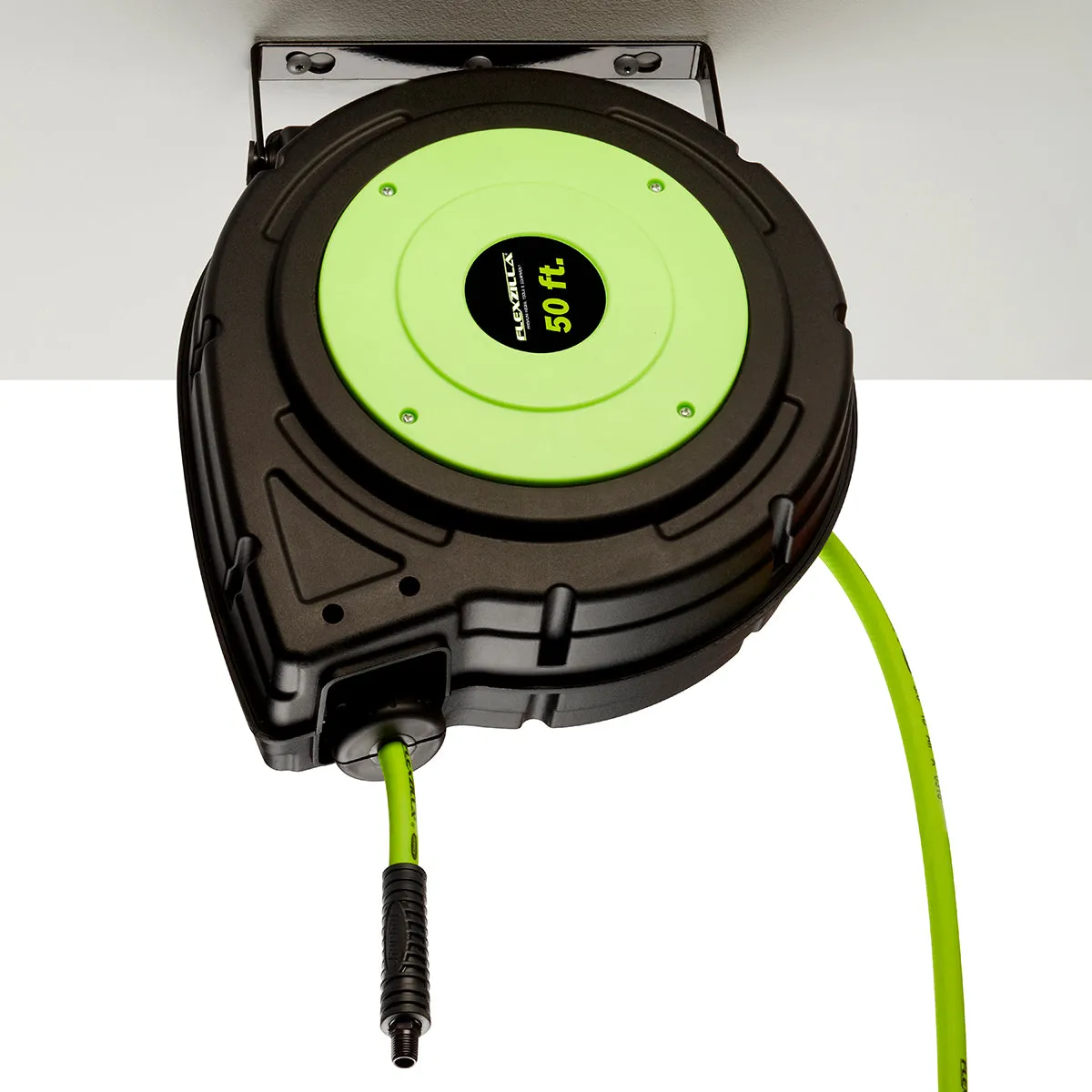 fz Enclosed Plastic Retractable Air Hose Reel 3/8in 50ft product image