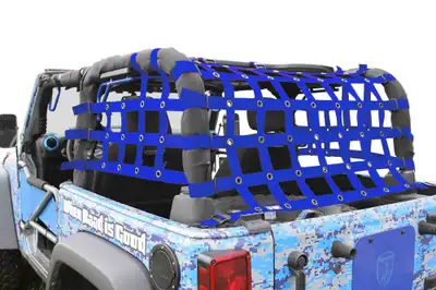 Steinjager Tops and Covers 2007-2018 Cargo Nets 2 Door Blue