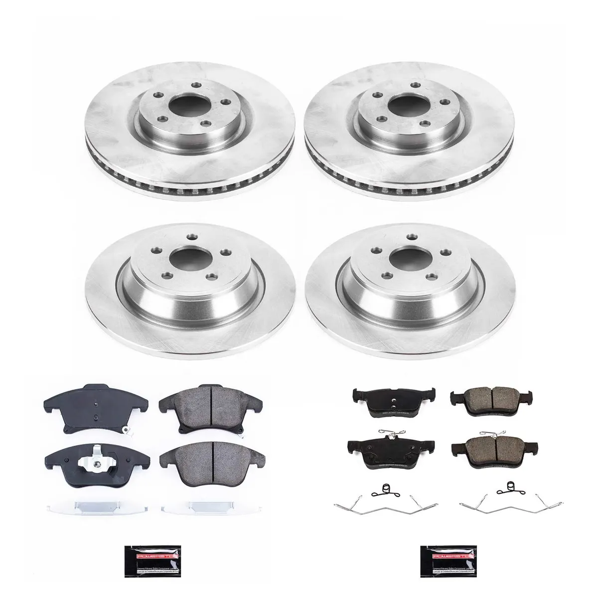 Front And Rear Ford Police Responder Hybrid 2019-2020 Ford Ssv Plug-In Hybrid 2019-2020 Autospecialty Brake Kit product image
