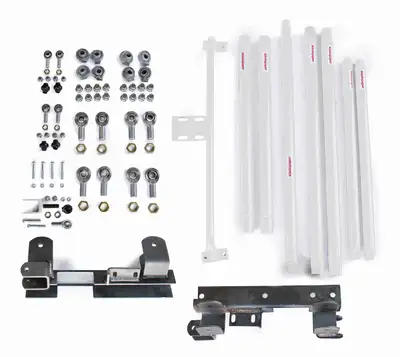 Steinjager Suspensions 1997-2002 Long Arm Travel Kit Chrome Moly Tubing, Manual Transmission Cloud White