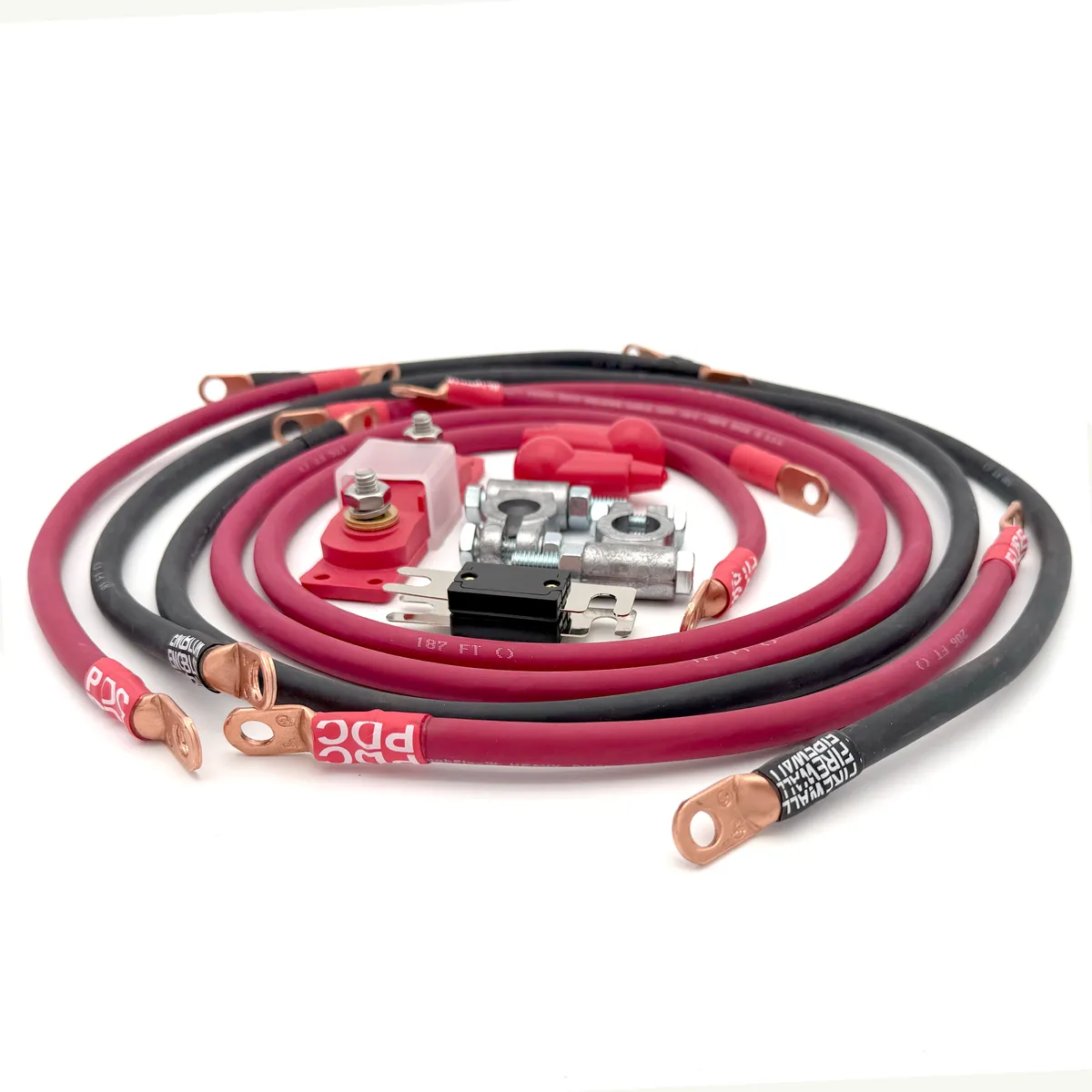 1993-1998 Jeep Grand Cherokee Battery Cable Kit ZJ 4.0 Liter 4 Gauge Battery Cable Big7Kits product image