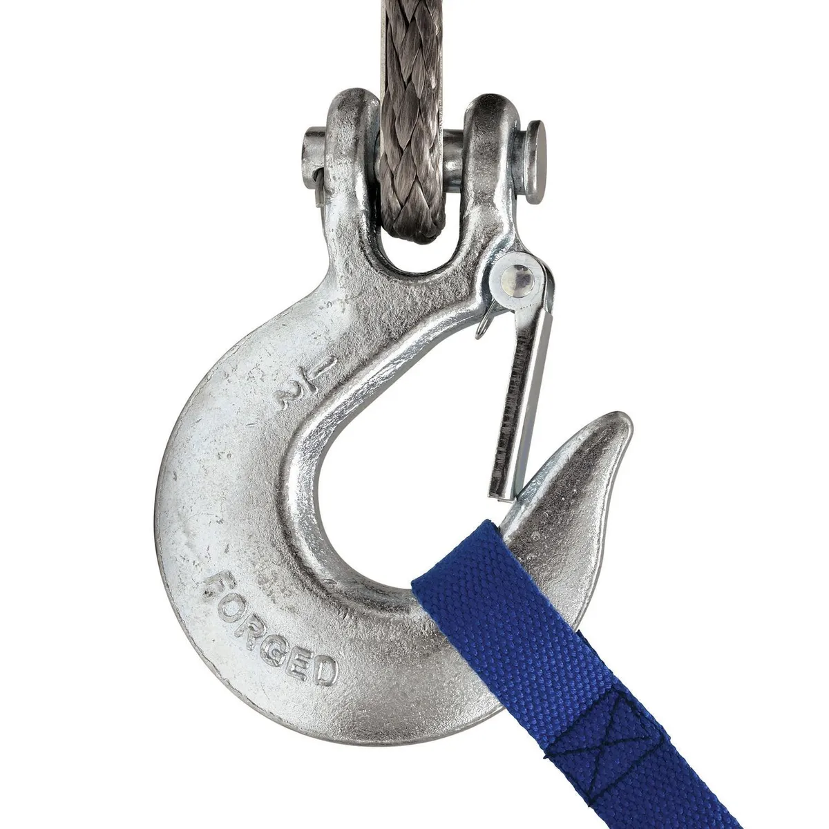 Tiger Shark 15000SR 15000lb 12V DC Winch with Synthetic Rope Black - 1515001 product image